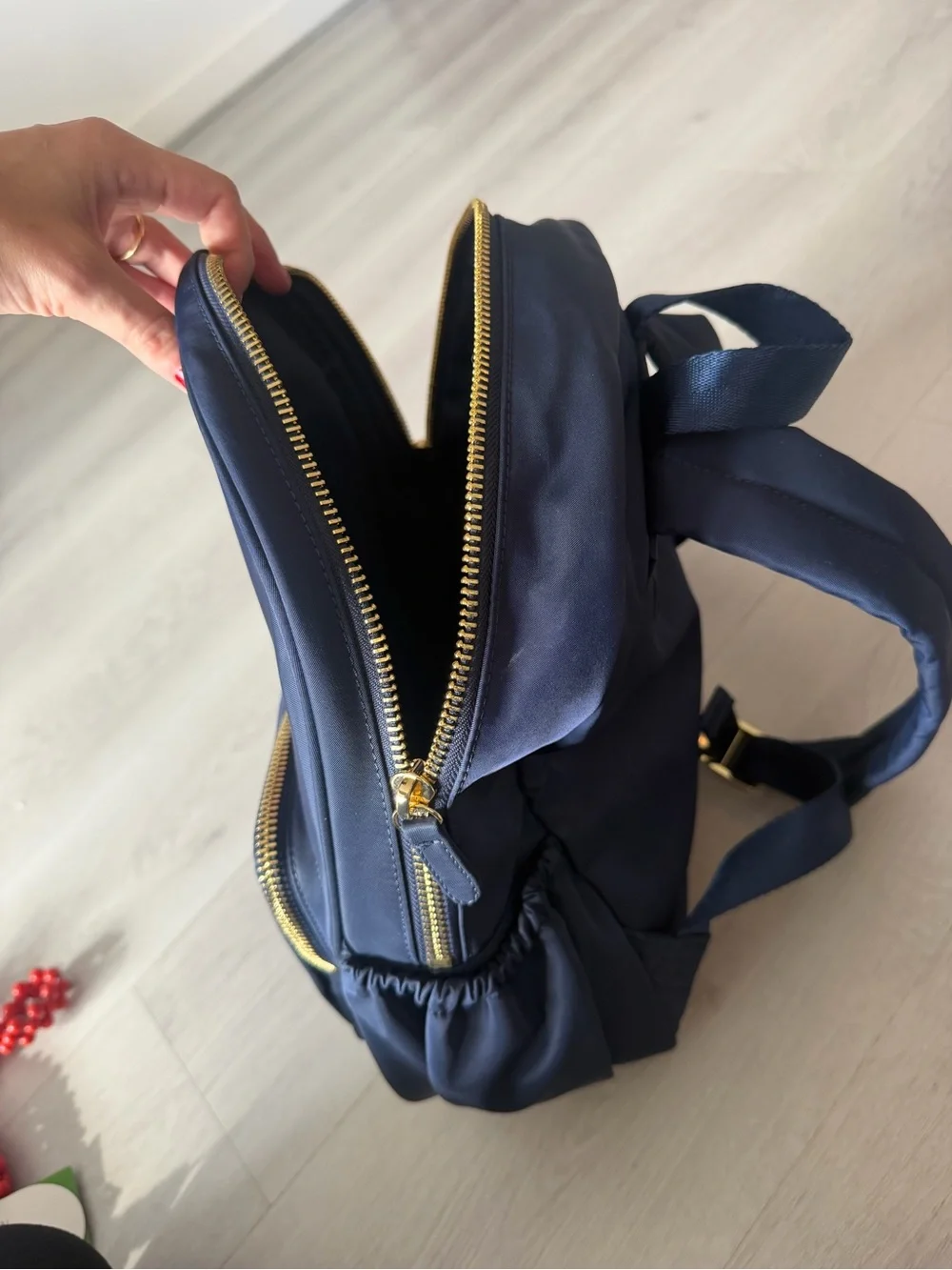Stoney Clover Lane Navy Blue Backpack